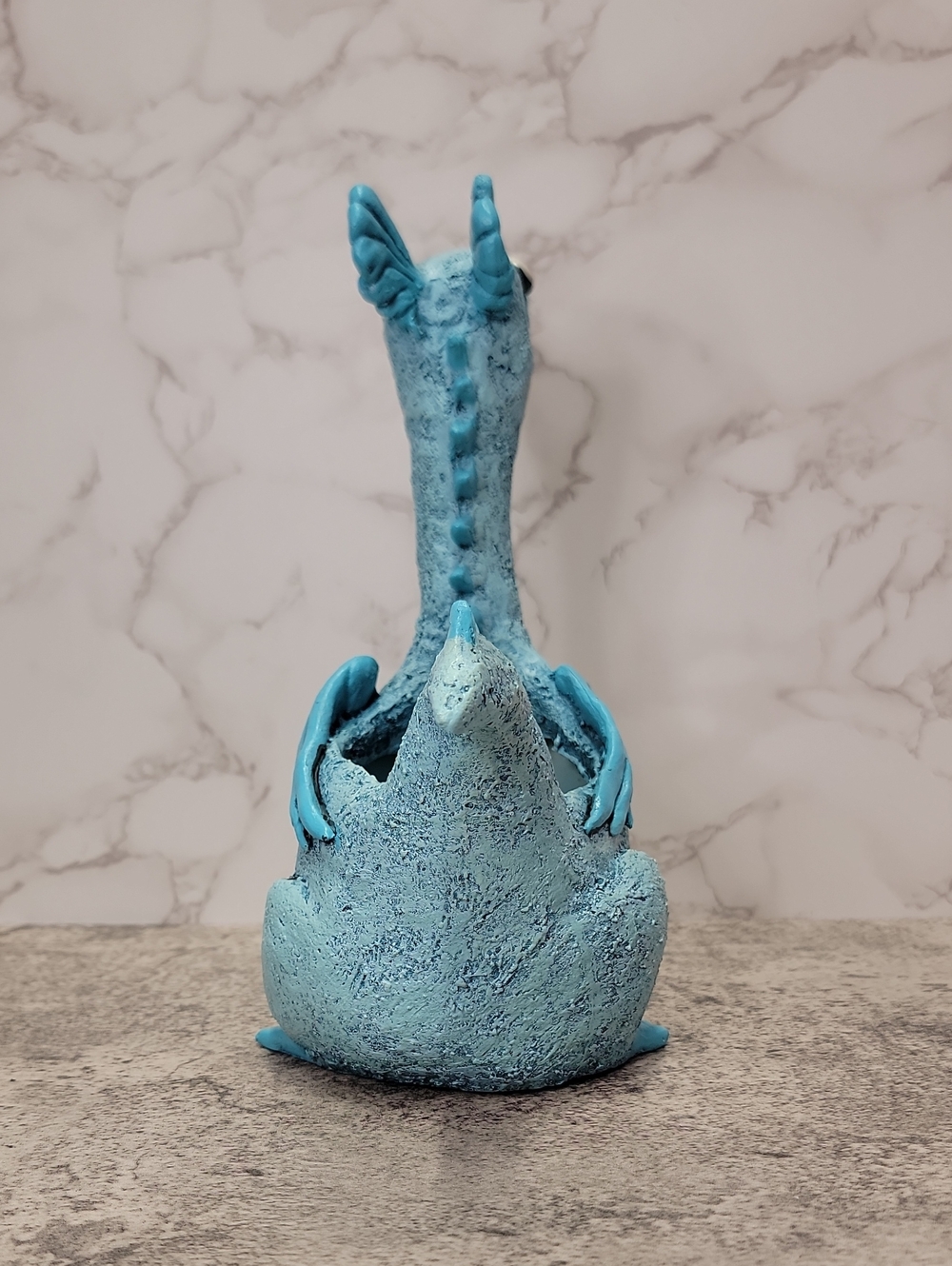 Drake The Teal Dragon Planter - Picture 5 of 12